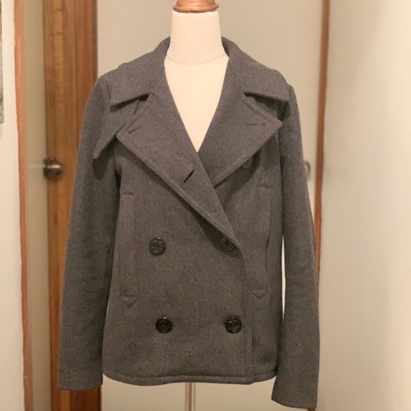 GAP Recycled Wool Grey Coat - Picture 3 of 11